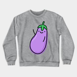 Cute Eggplant Crewneck Sweatshirt